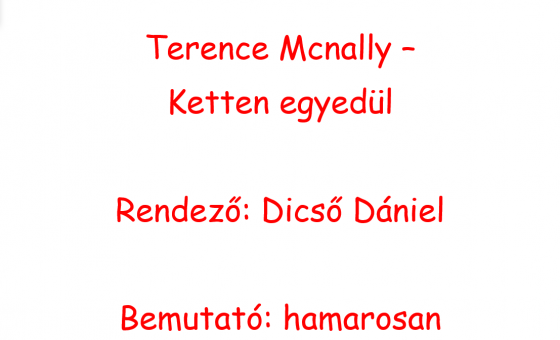 Terence Mcnally – Ketten egyedül